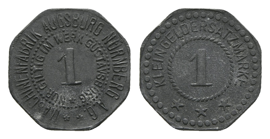  Bayern; Maschinenfabrik Augsburg-Nürnberg A.G., WZ: 1; Menzel 1039.1   