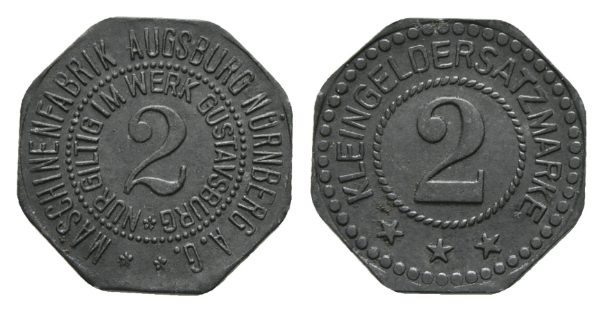  Bayern; Maschinenfabrik Augsburg-Nürnberg A.G., WZ: 2; Menzel 1039.2   