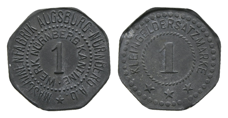  Bayern; Maschinenfabrik Augsburg-Nürnberg A.G., WZ: 1; Menzel 1039.7   