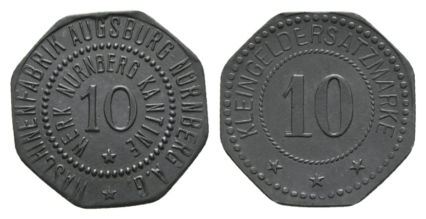  Bayern; Maschinenfabrik Augsburg-Nürnberg A.G., WZ: 10; Menzel 1039.10   