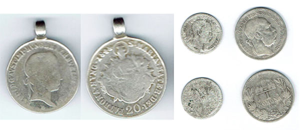  SZAIVERT KAISERREICH ÖSTERREICH UNGARN FRANZ JOSEPH FERDINAND I. LOT 3 STÜCK   