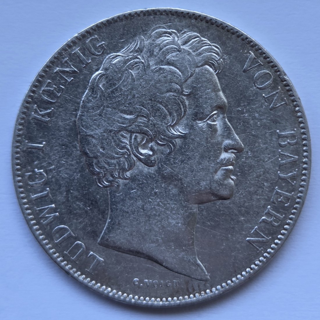  Bayern: 1 Gulden Ludwig 1844   