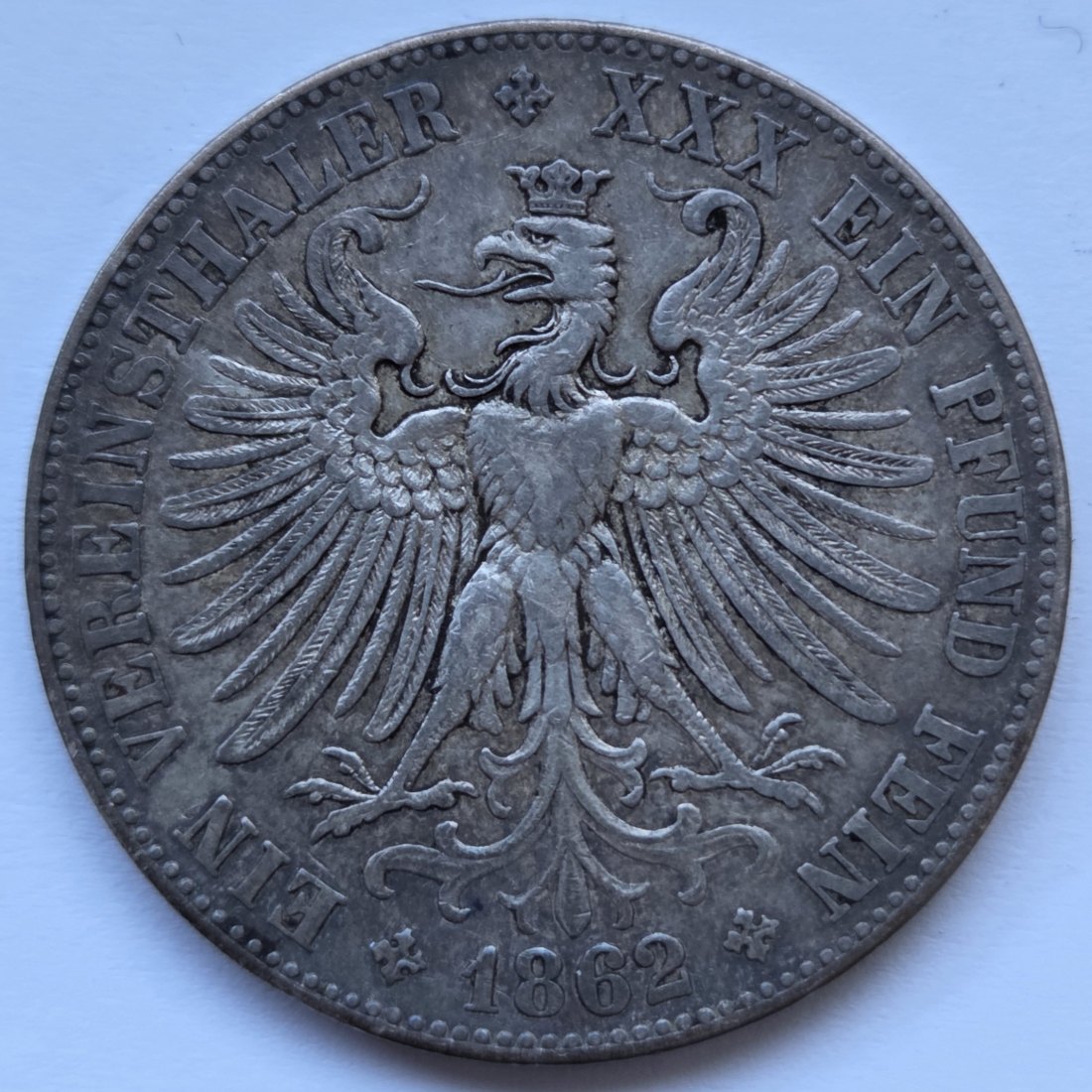  Frankfurt: 1 Taler 1862   