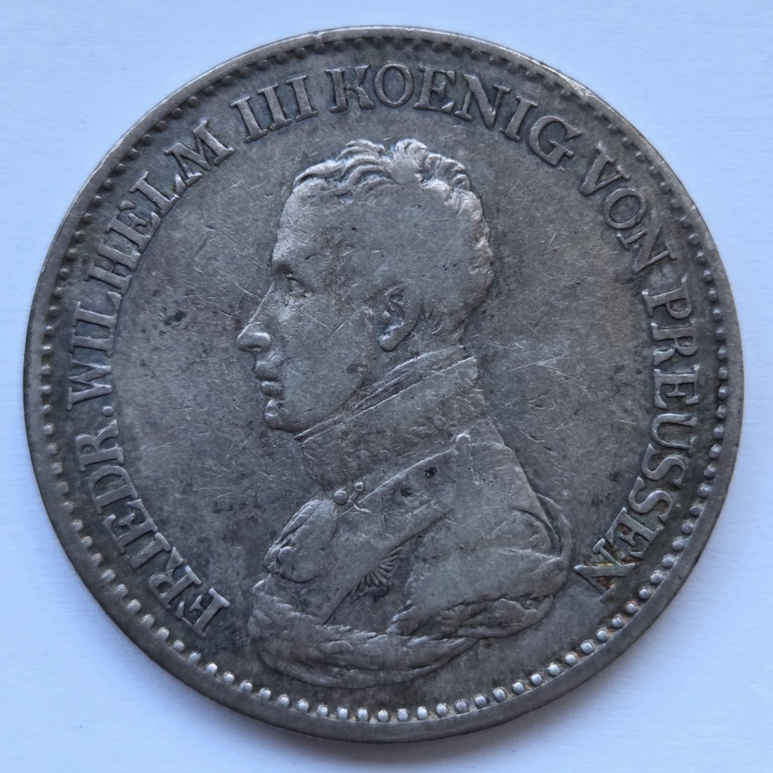  Preußen: 1 Taler Friedrich Wilhelm III. 1818 A   