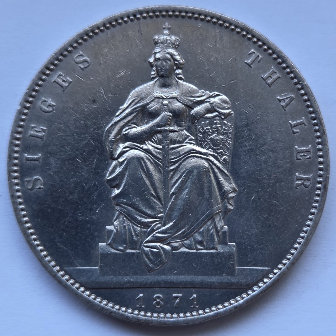  Preußen: Siegestaler 1871   