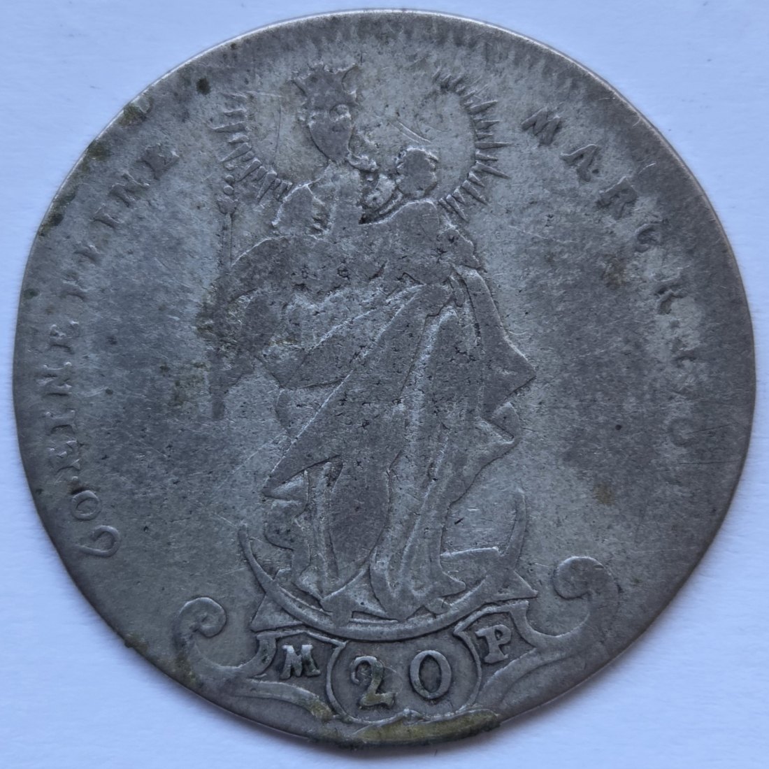  Würzburg: 20 Kreuzer Adam Friedrich von Seinsheim 1763   