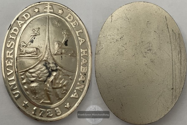  Kuba Medaille 1728 Universidad de la Habana FM-Frankfurt   