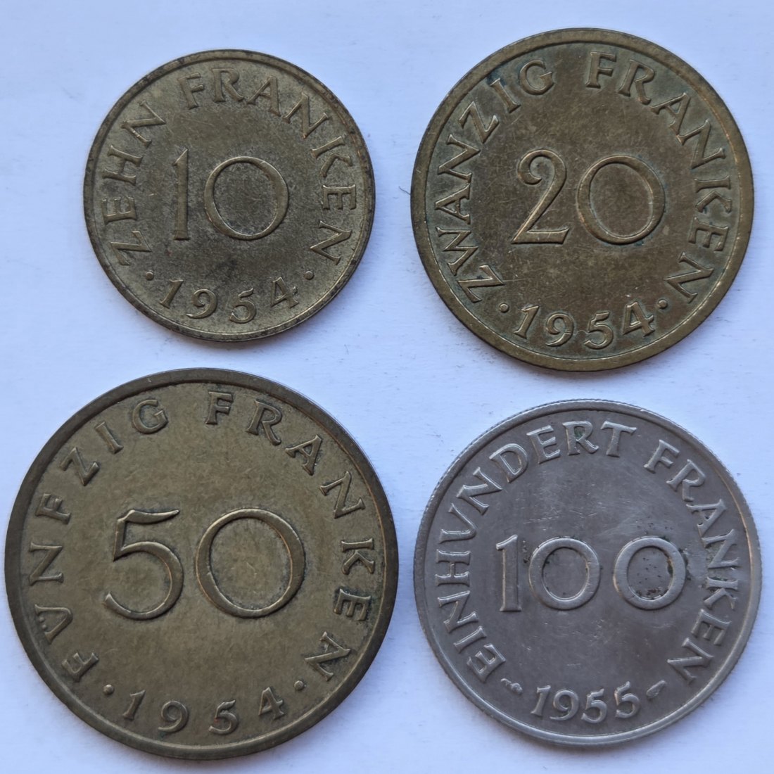  Saarland: Komplettsatz Franken   