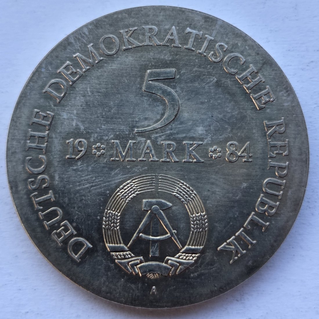  DDR: 5 Mark Lützow 1984   