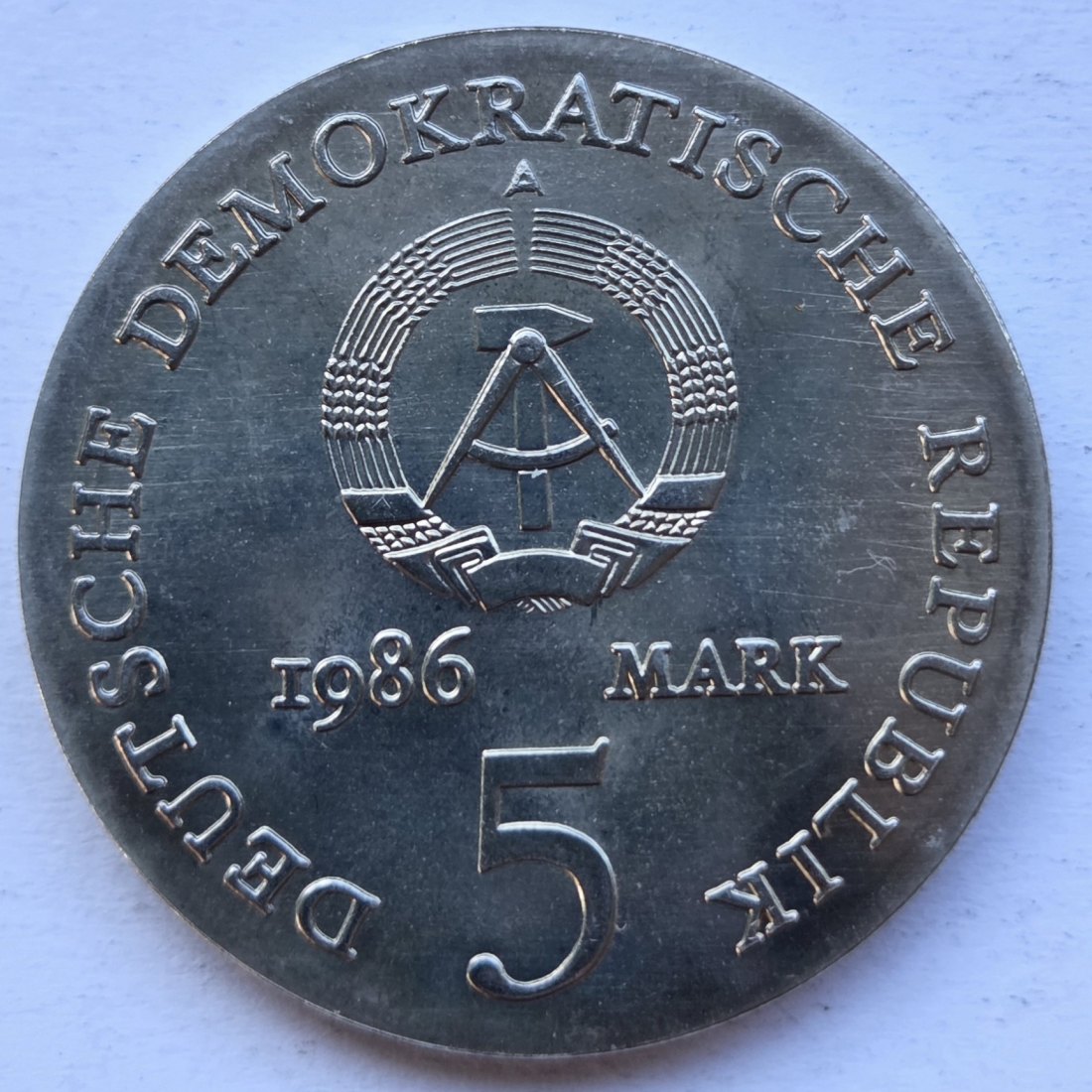  DDR: 5 Mark Kleist 1986   