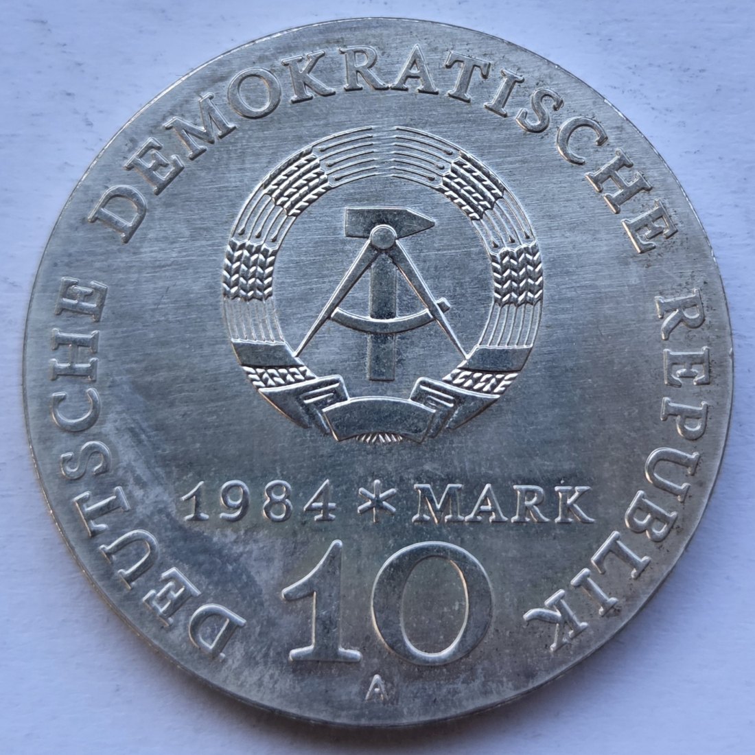  DDR: 10 Mark Brehm 1984   