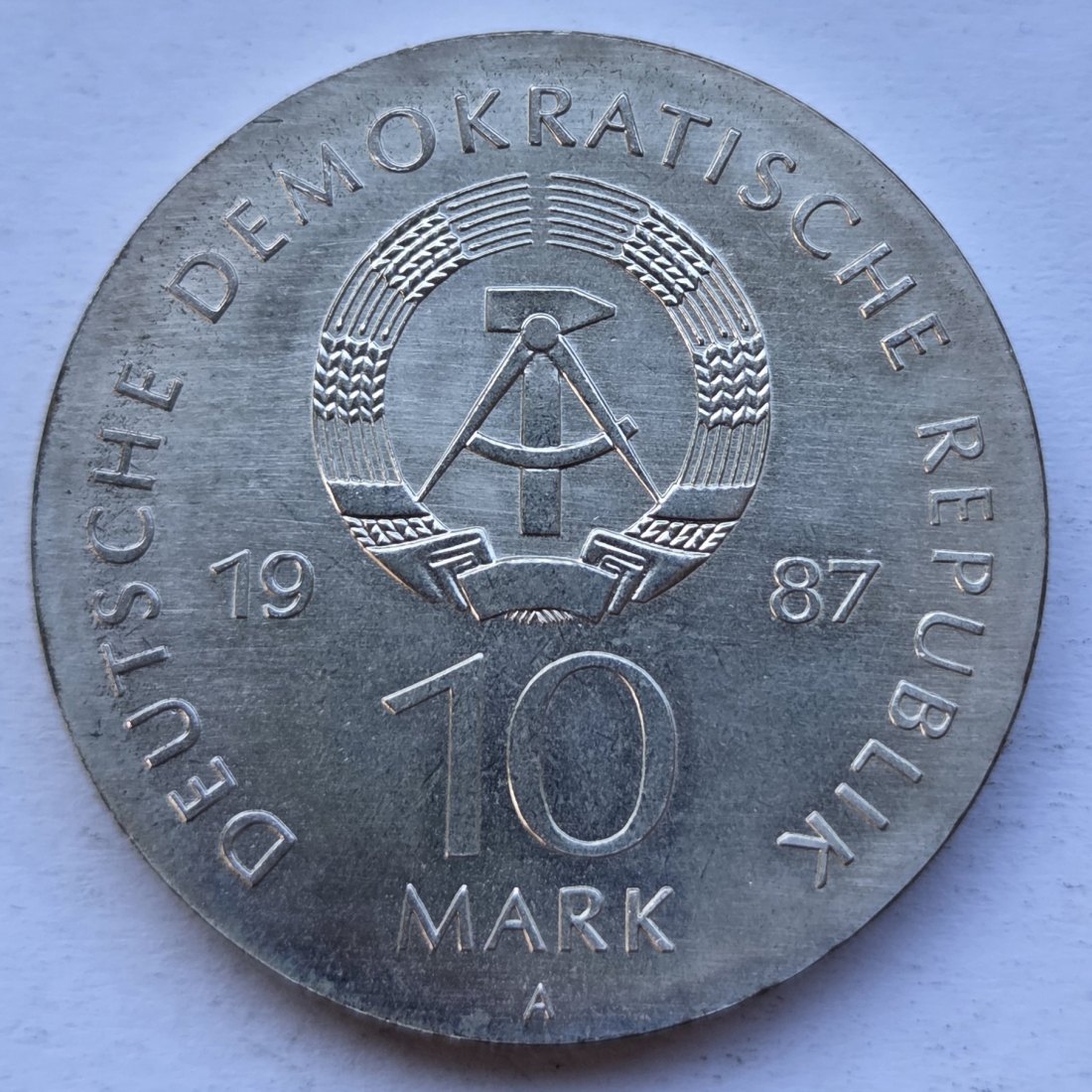  DDR: 10 Mark Schauspielhaus 1987   