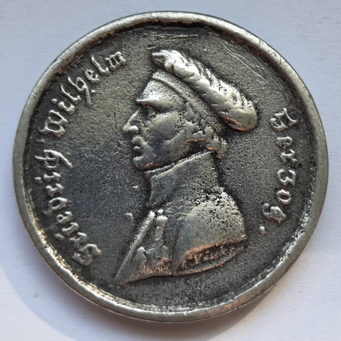  Zinnmedaille aus Braunschweig auf die Kriege von 1815   