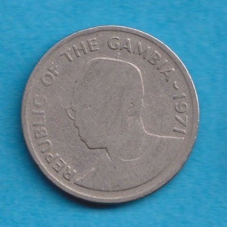  Gambia 25 Bututs 1971   
