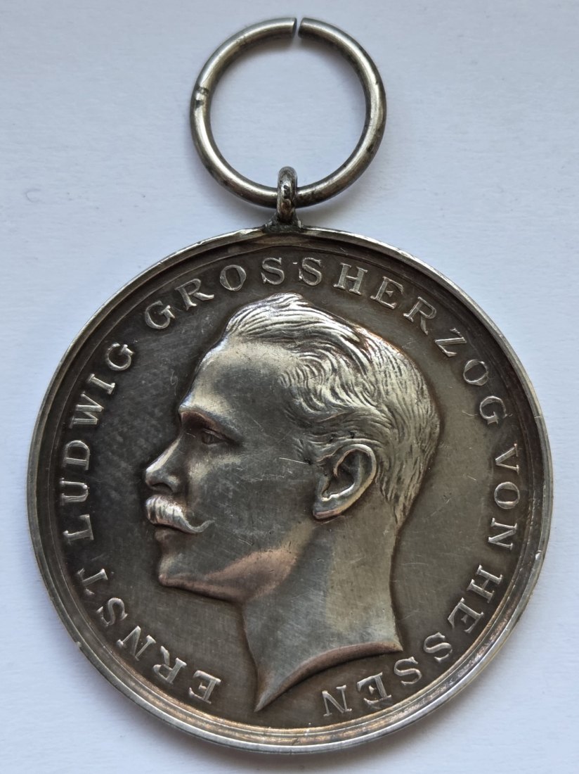  Hessische Tapferkeitsmedaille Ernst Ludwig (1892-1918)   