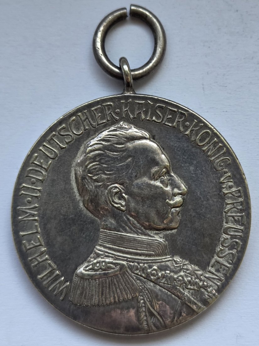  Medaille zum 25. Thronjubiläum Wilhelms II. 1913   