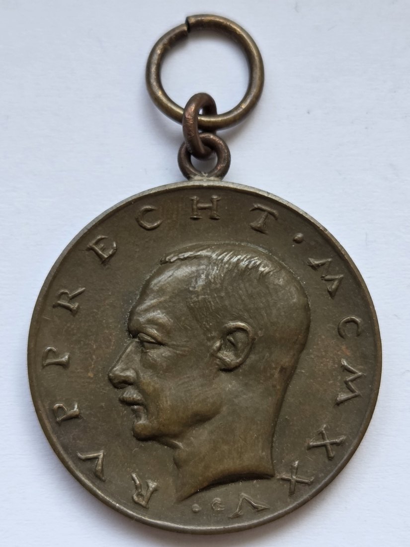  Kronprinz-Rupprecht-Medaille aus Bayern von 1925   