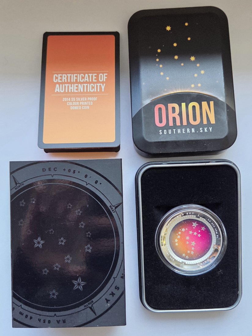  Australien: Silberunze Orion 2014   