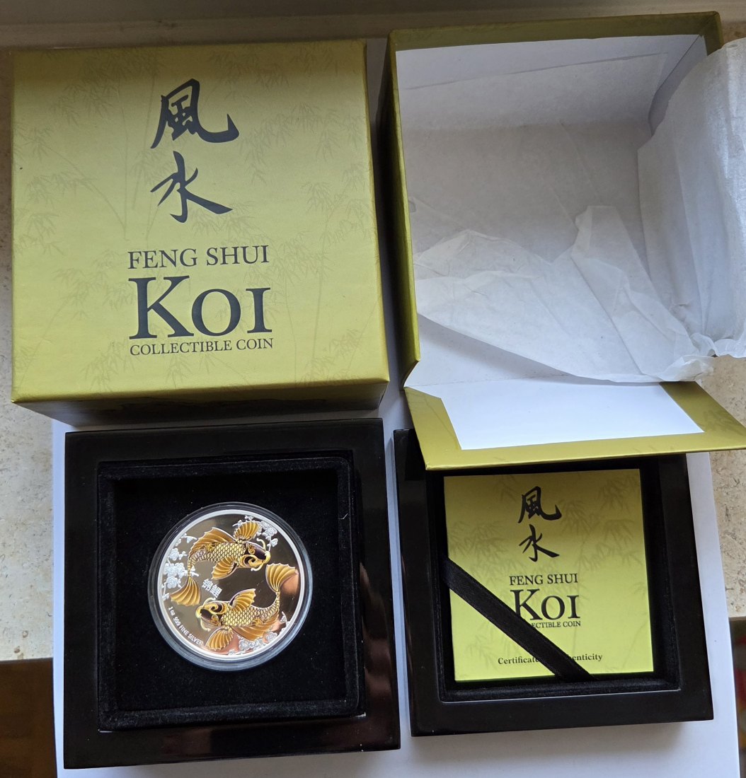  Niue: Silberunze Koi 2012   