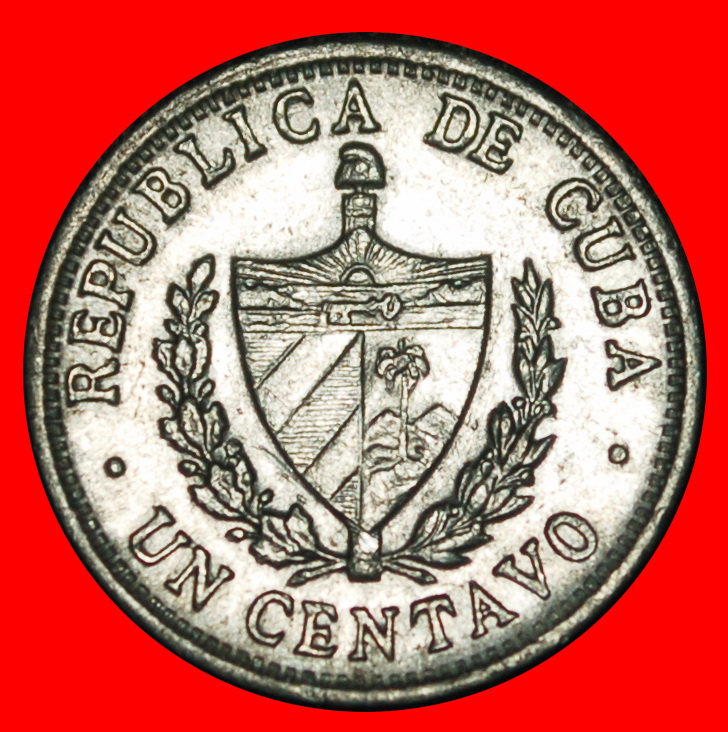  Ⰺ USSR (1963-1988): CUBA ★ 1 CENTAVO 1981 STAR! MINT LUSTRE!★LOW START★NO RESERVE!   