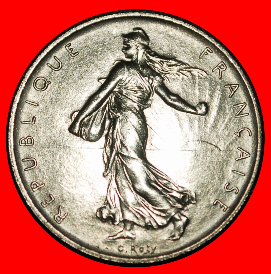  Ⰺ 2 SOLD SUN (1960-2001): FRANCE ★ 1 FRANC 1960! SOWER ERROR! F. №226/4! UNC ★LOW START★NO RESERVE!   