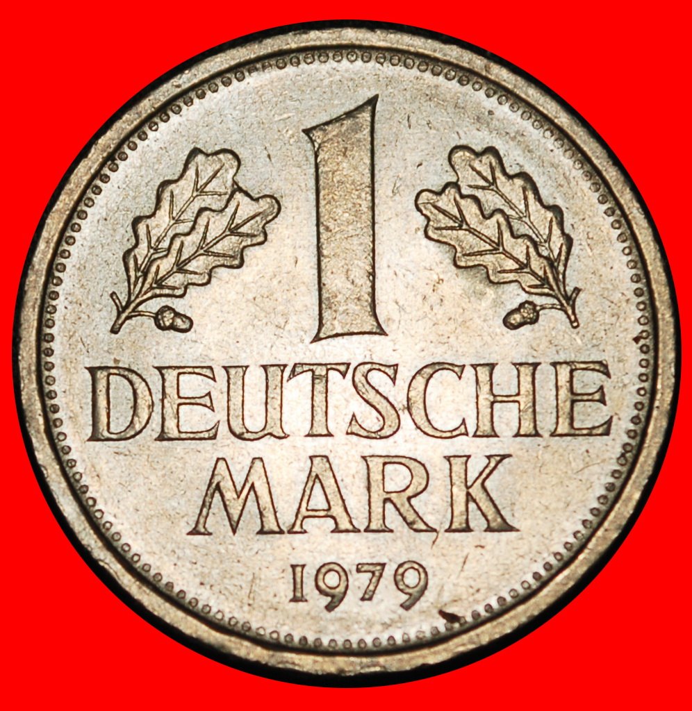  Ⰿ NOT COMMUNIST (1950-2001): GERMANY★1 MARK 1979F BADEN-WUERTTEMBERG! II1 C r2★LOW START★NO RESERVE!   