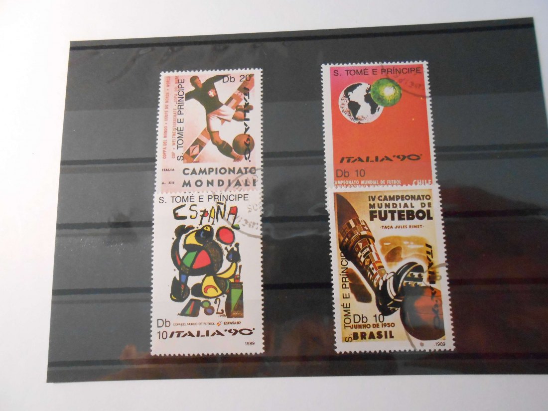  Briefmarken São Tomé und Príncipe 1989 -Fußball-Weltmeisterschaft 1990- (74)   