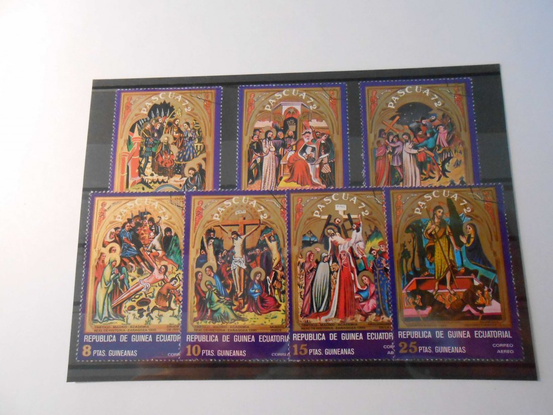  Briefmarken Republik Äquatorialguinea 1972 -Ostern- (75)   