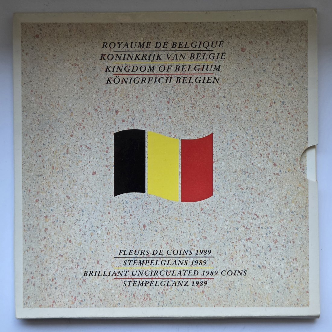  Belgien: Kursmünzensatz 1989   
