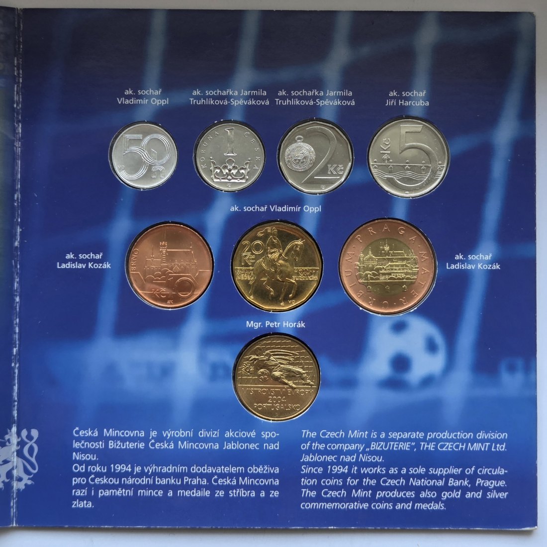  Tschechien: Kursmünzensatz 2004   