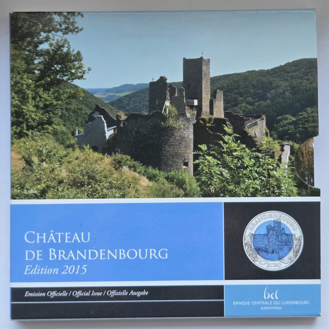  Luxemburg: 5 Euro Brandenbourg 2015   