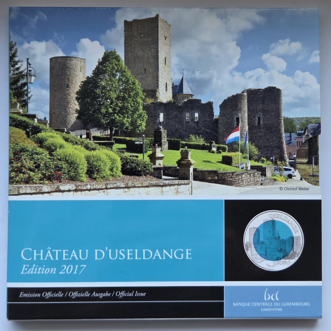  Luxemburg: 5 Euro Useldange 2017   