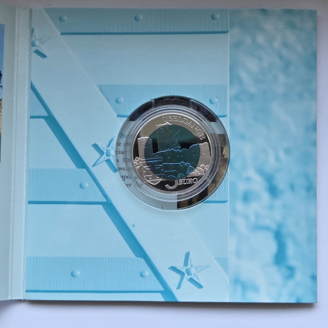  Luxemburg: 5 Euro Useldange 2017   