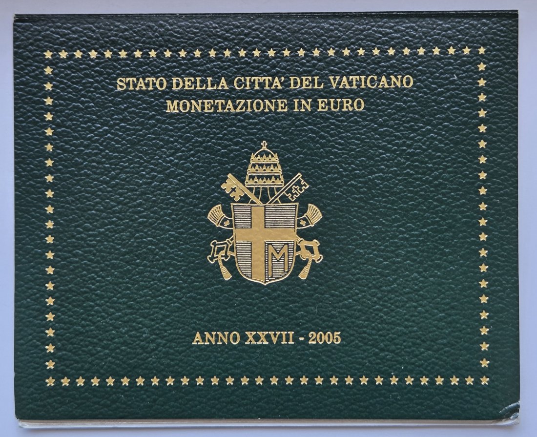 Vatikan: Kursmünzensatz 2005   