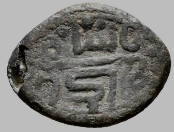  ANCIENT ISLAMIC BRONZE STAMP SEAL.(19th-20th century). Ae.   