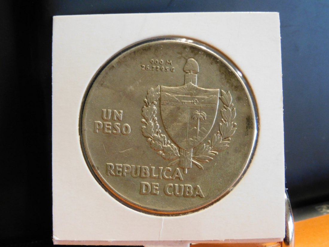  CUBA 1 PESO 1939.GRADE-PLEASE SEE PHOTOS.   