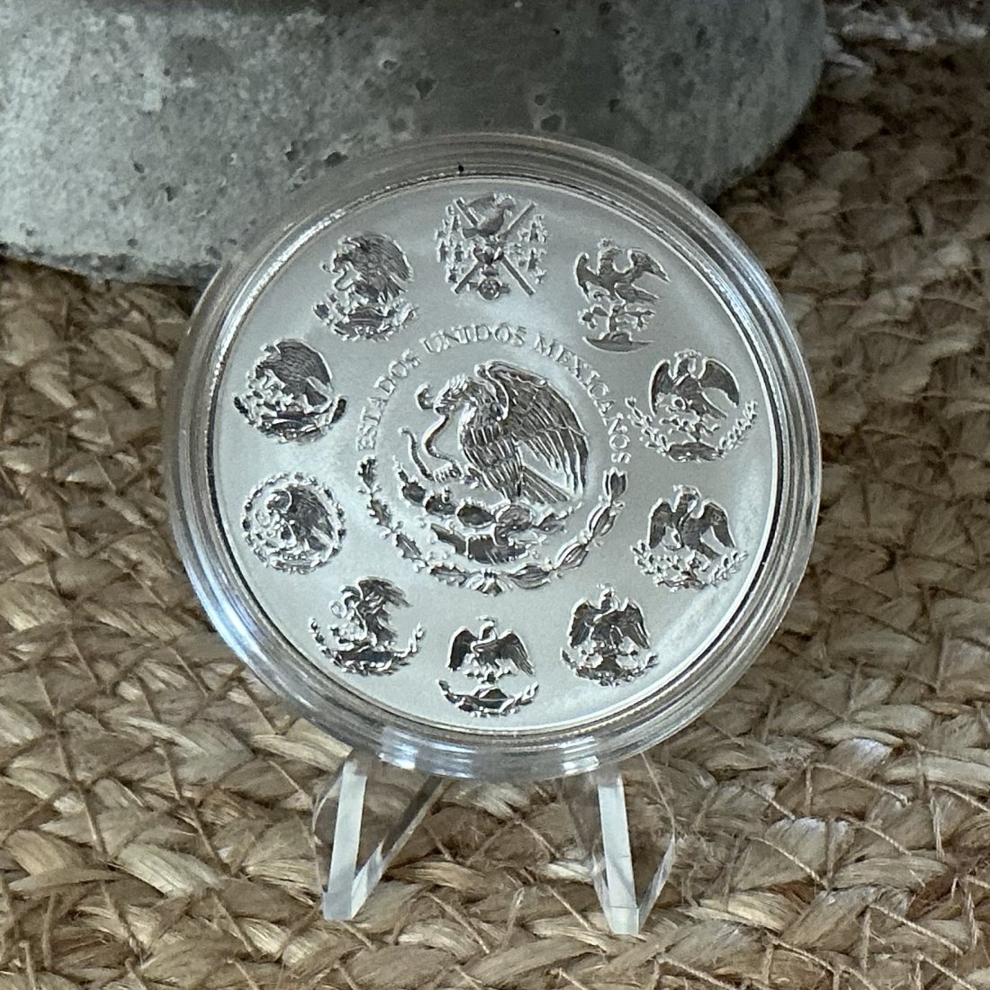  México: Libertad 2024 1x 2 Oz Silber Reverse Proof   