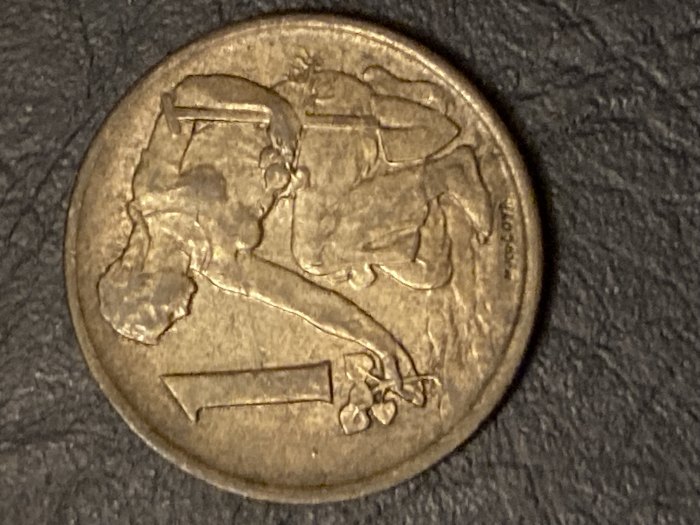  Münze Münzen Umlaufmünze Tschechoslowakei 1 Krone 1980   