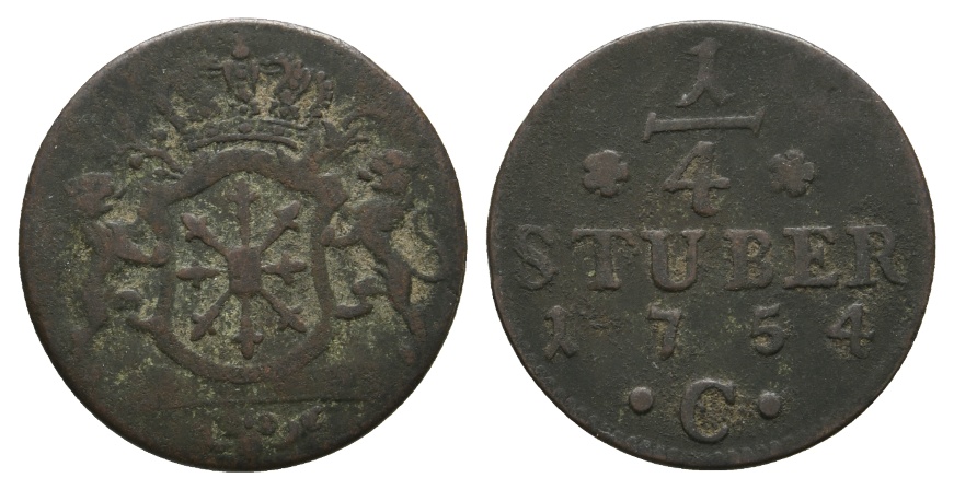  Altdeutschland; Kleinmünze 1754   