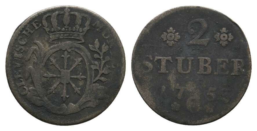  Altdeutschland; Kleinmünze 1753   