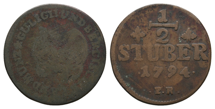  Altdeutschland; Kleinmünze 1794   