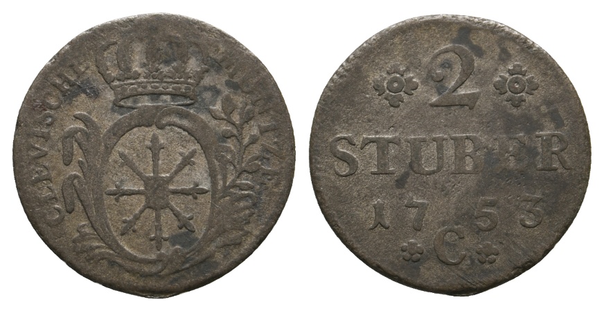  Altdeutschland; Kleinmünze 1753   