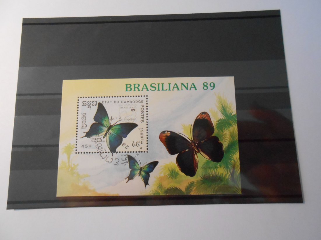  Briefmarken Kambodscha 1989 -BRASILIANA- (83)   