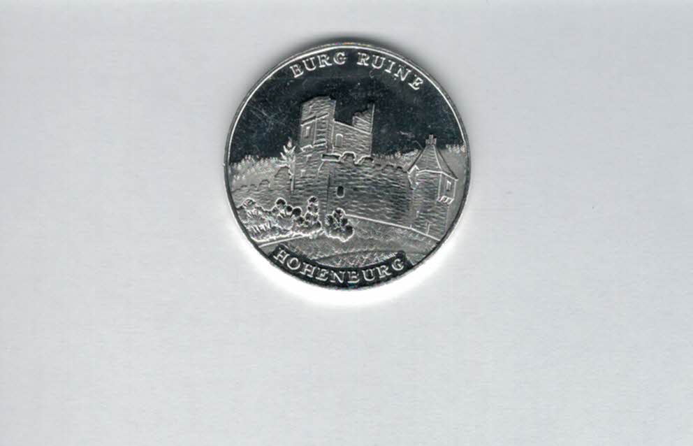  Silbermedaille 1989 Burg Ruine Hohenburg Oberdrauburg silber 9,1g Österreich Spittalgold9800 (3469   