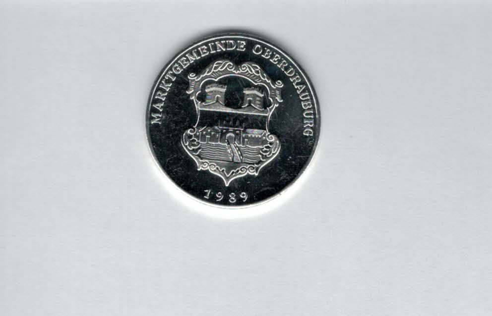  Silbermedaille 1989 Burg Ruine Hohenburg Oberdrauburg silber 9,1g Österreich Spittalgold9800 (3469   