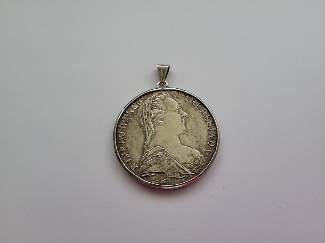  Maria Theresia Taler NP 1780 Anhänger zum Gedenken silber 31,3g Österreich Spittalgold9800 (3469   
