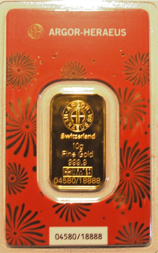  -kirofa - Schweiz - Baren Gold 10 g.9999 - YEAR OF THE HORSE 2026 .ARGOR-HERAEUS. LTD EDITION   