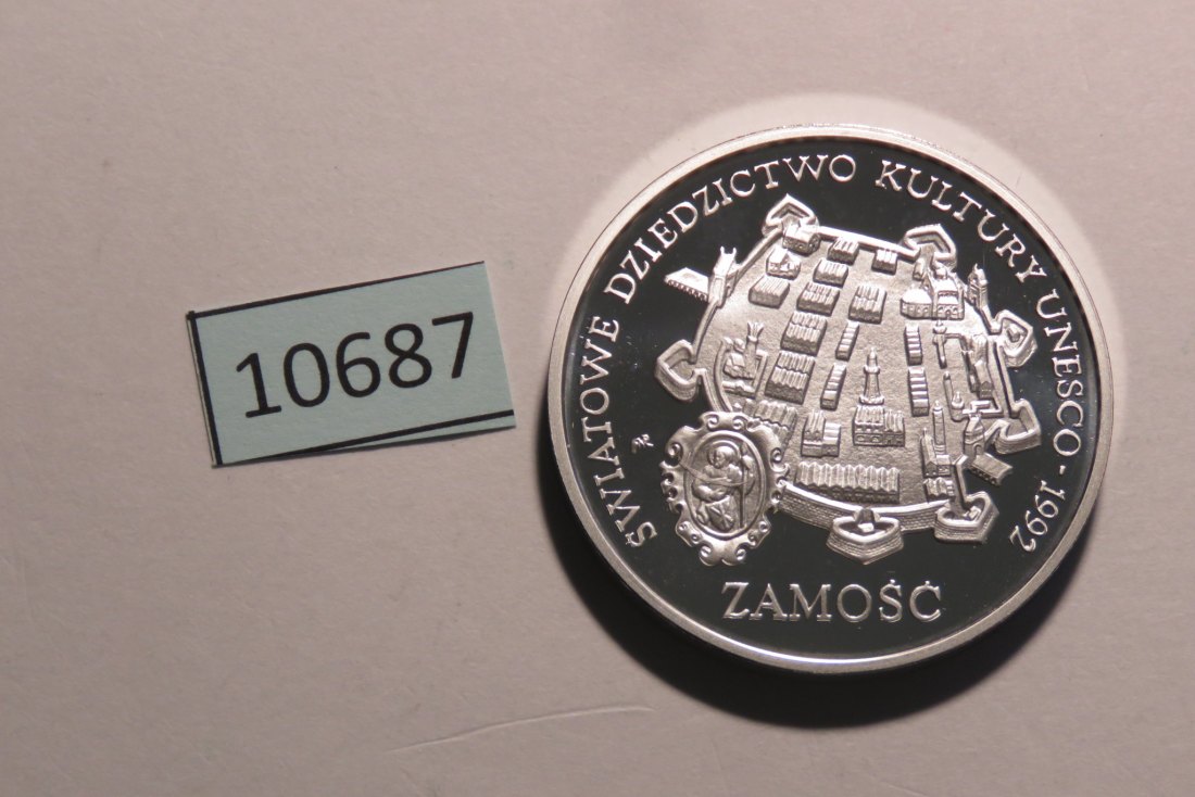  10687 Polen 1993 - 300.000 Zloty - EXPO Sevilla -  31,1 g SILBER 0.999   