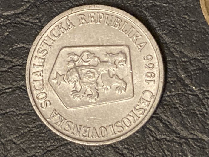  Münze Münzen Umlaufmünze Tschechoslowakei 10 Heller 1966   