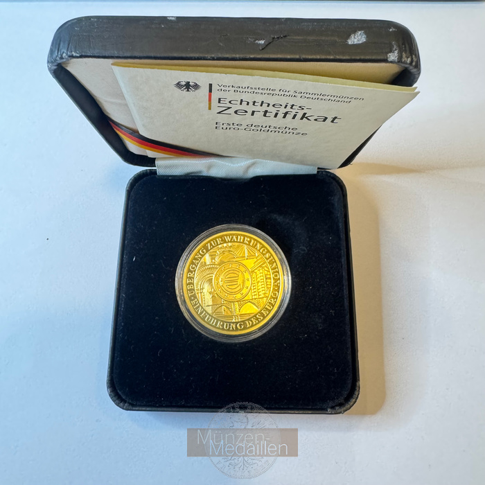  Deutschland 200 Euros 2002 F MM-Frankfurt Feingold: 31,1g   